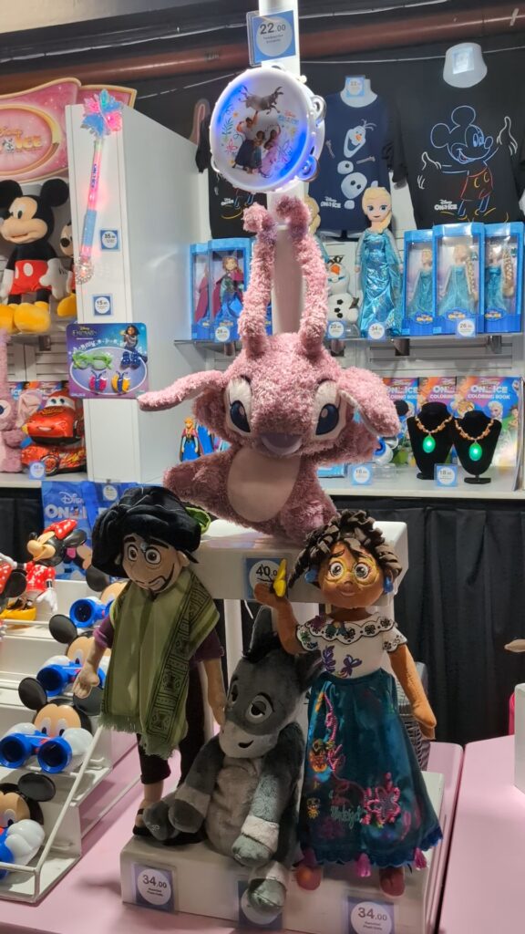 Disney merchandise at the Utilita Arena in Newcastle.