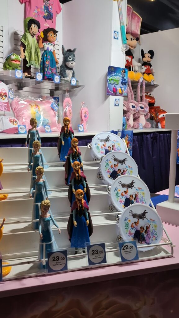 Disney merchandise at the Utilita Arena in Newcastle.